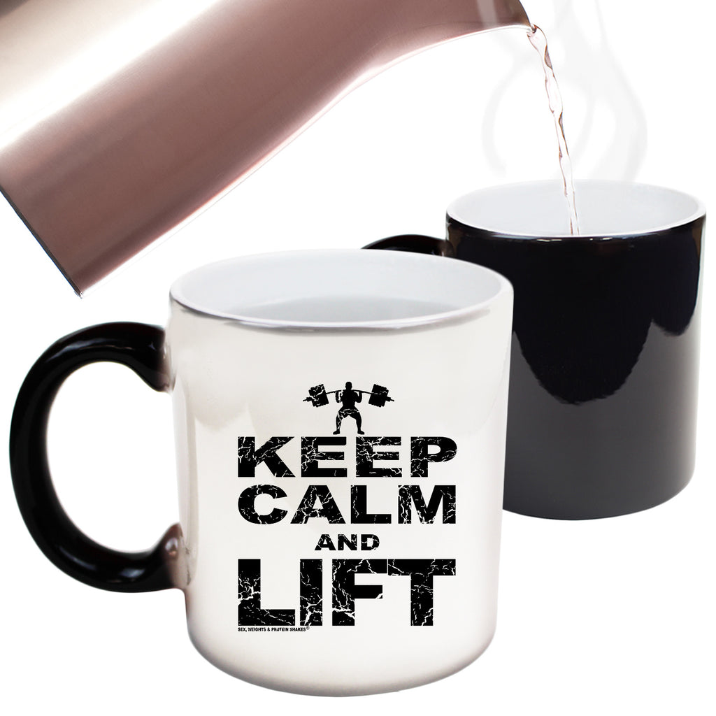 Swps Keep Calm Lift - Funny Colour Changing Mug