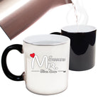 Surname Heart Mr Since - Funny Colour Changing Mug