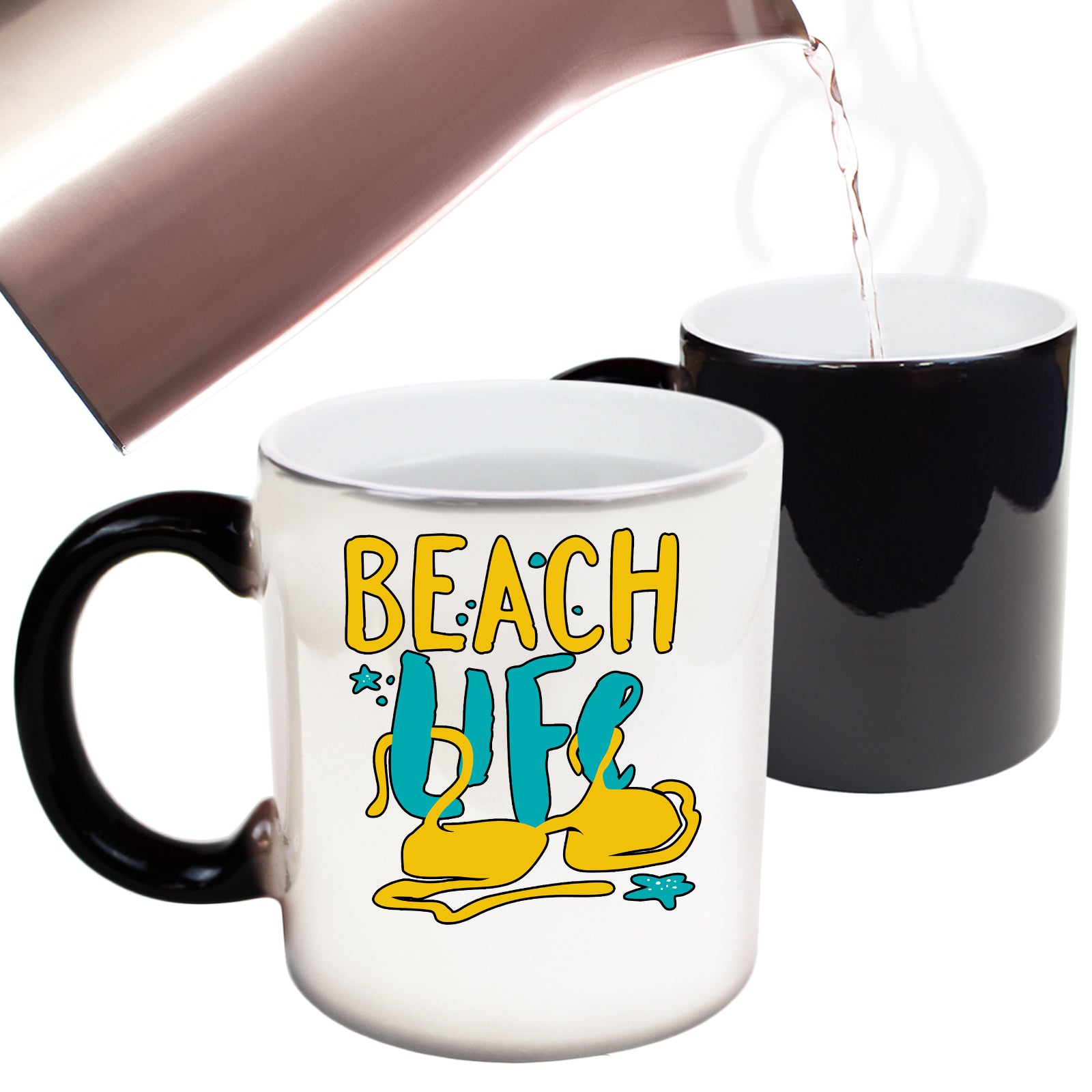 Beach Life Summer - Funny Colour Changing Mug