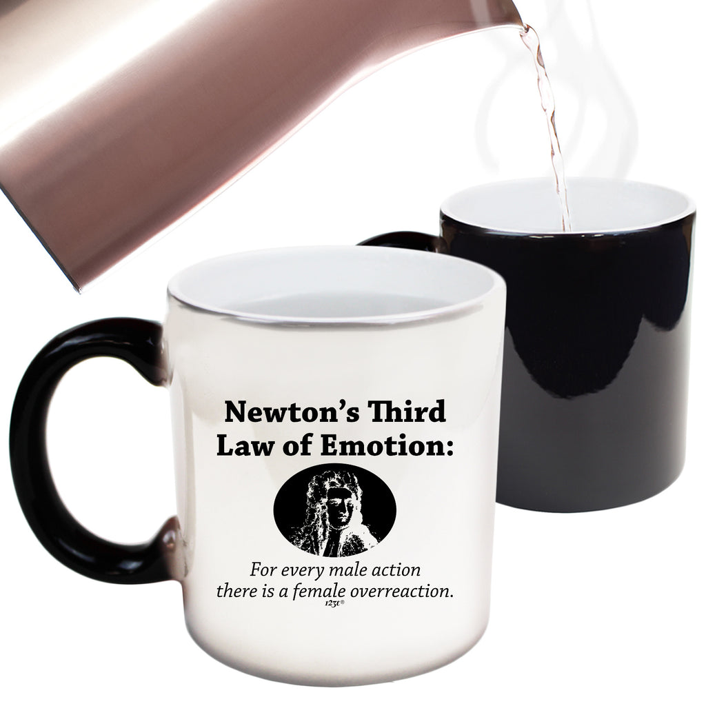 Newtons Third Law Of Emotion - Funny Colour Changing Mug