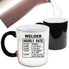 Welder Hourly Rate - Funny Colour Changing Mug