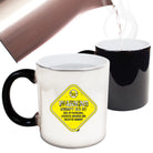 Warning Grumpy Old Git - Funny Colour Changing Mug