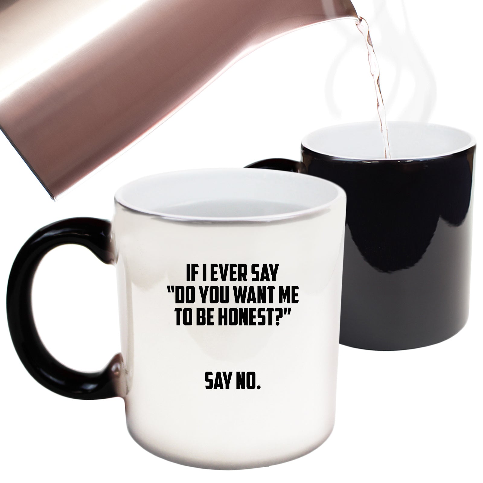 Do You Want Me To Be Honest - Funny Colour Changing Mug