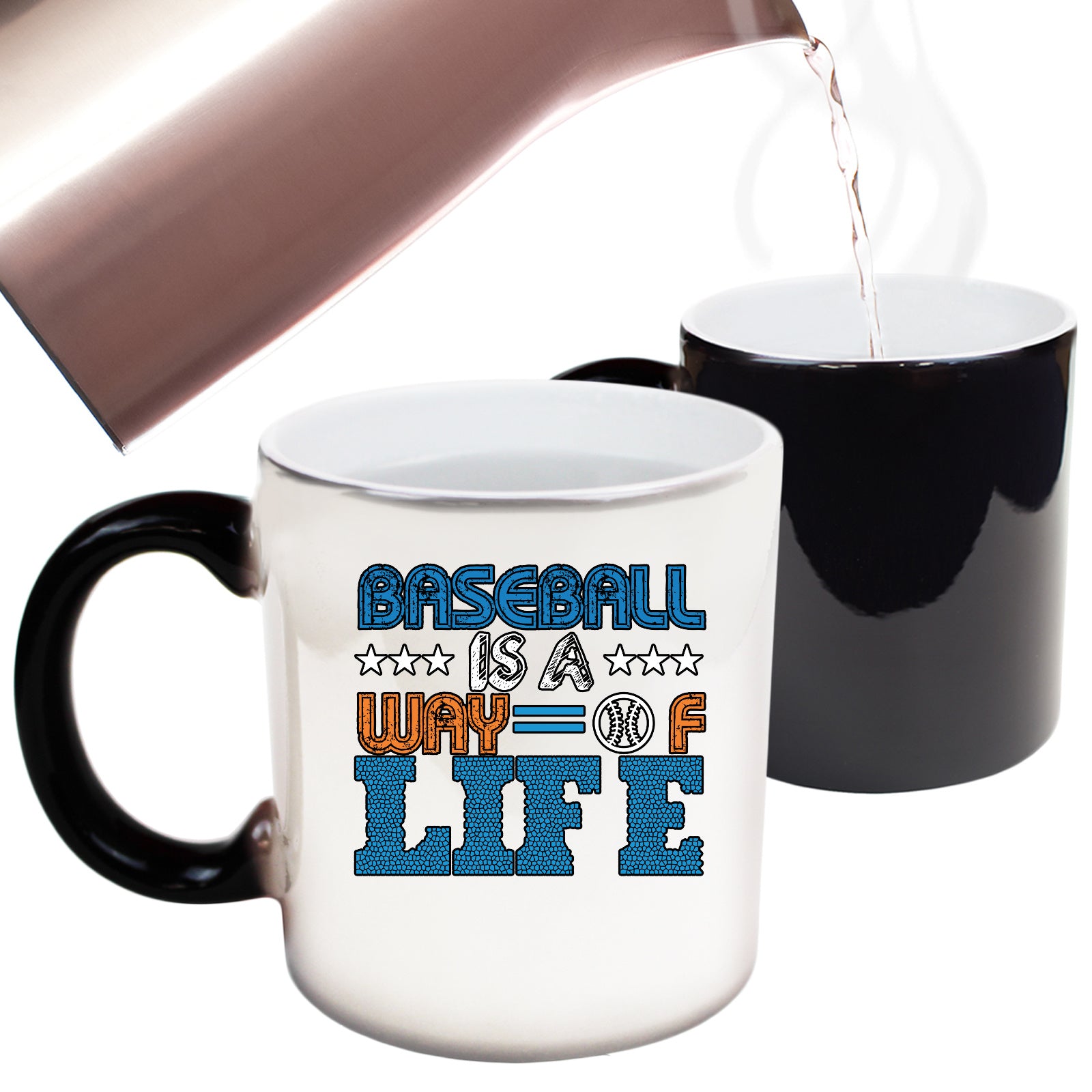Baseball Is A Way Of Life - Funny Colour Changing Mug