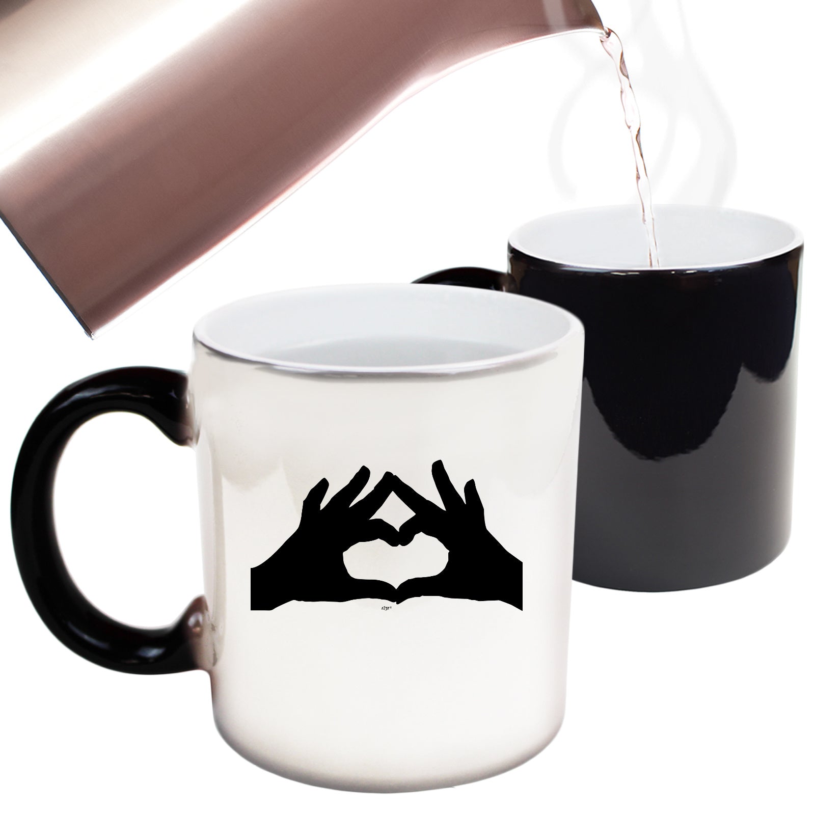 Heart Hands - Funny Colour Changing Mug Cup