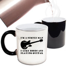 I'M Simple B  B Playing Guitar Music - Funny Colour Changing Mug Cup