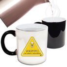 Warning Currently Unsupervised - Funny Colour Changing Mug