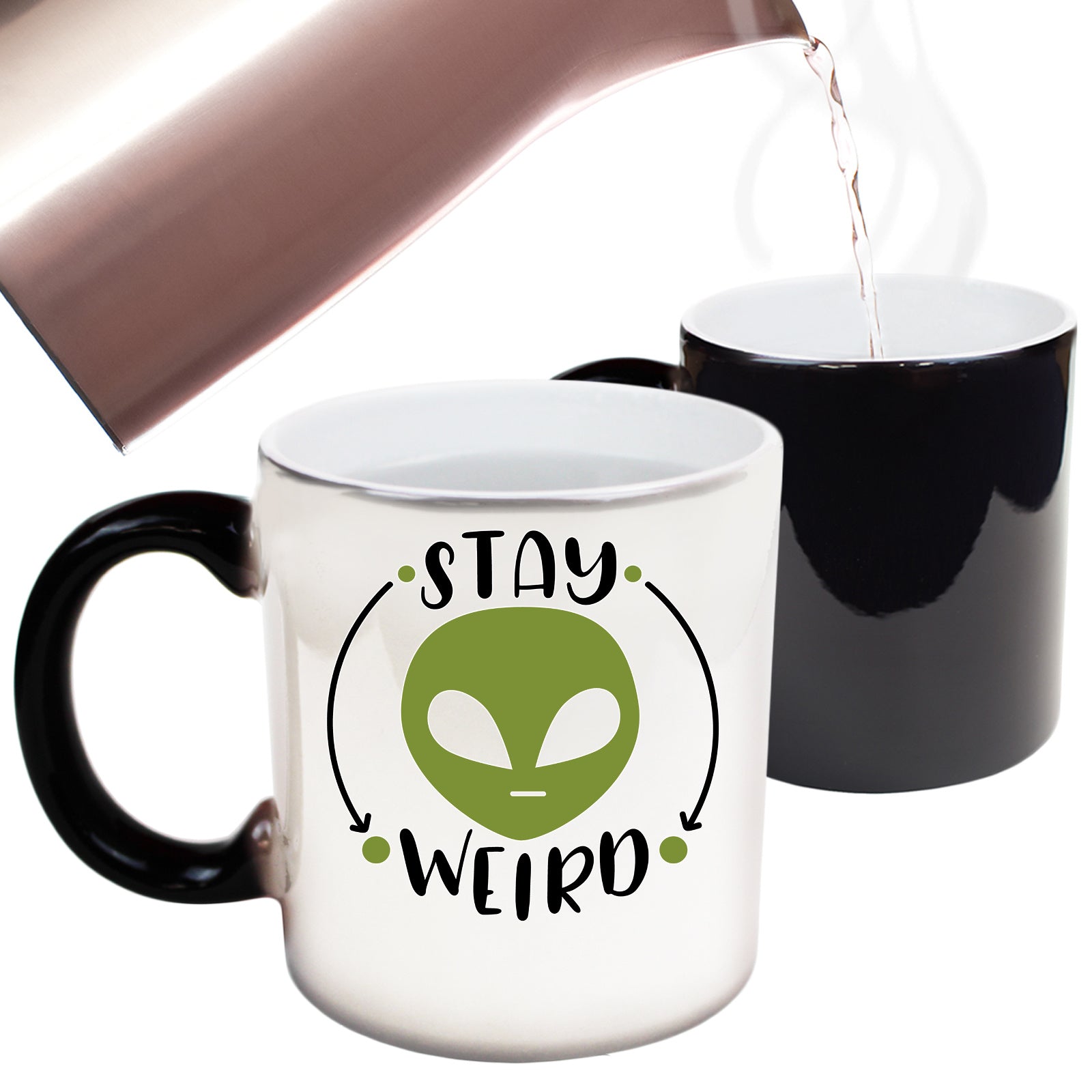 Stay Weird Alien V2 - Funny Colour Changing Mug