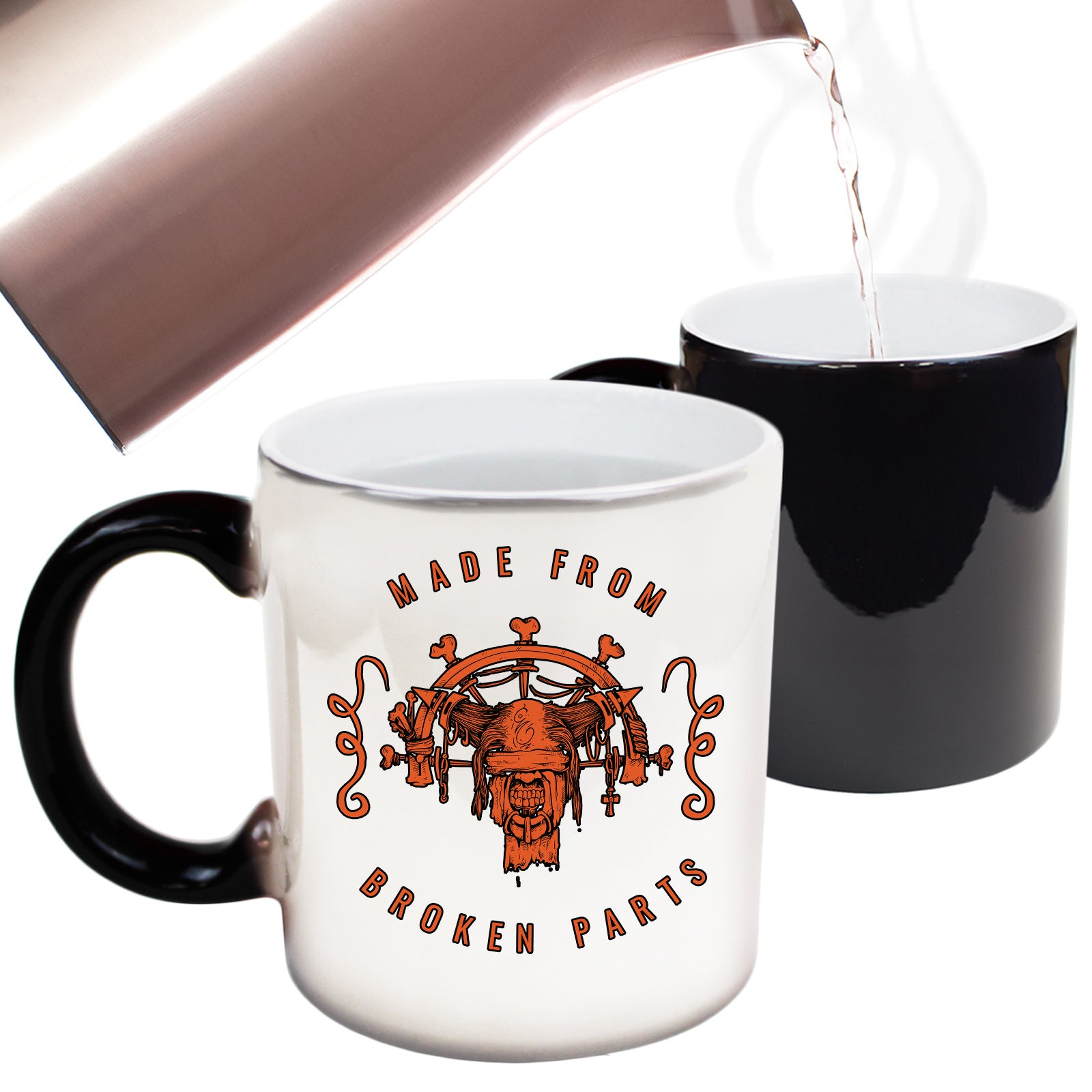Made From Broken Parts Sailor - Funny Colour Changing Mug
