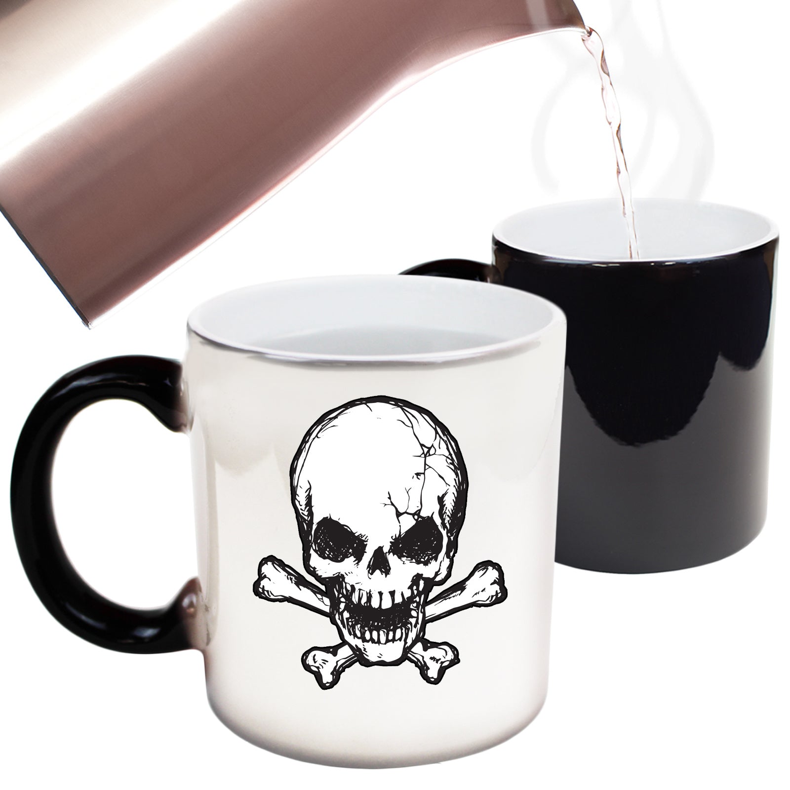 Skull And Crossbones - Funny Colour Changing Mug