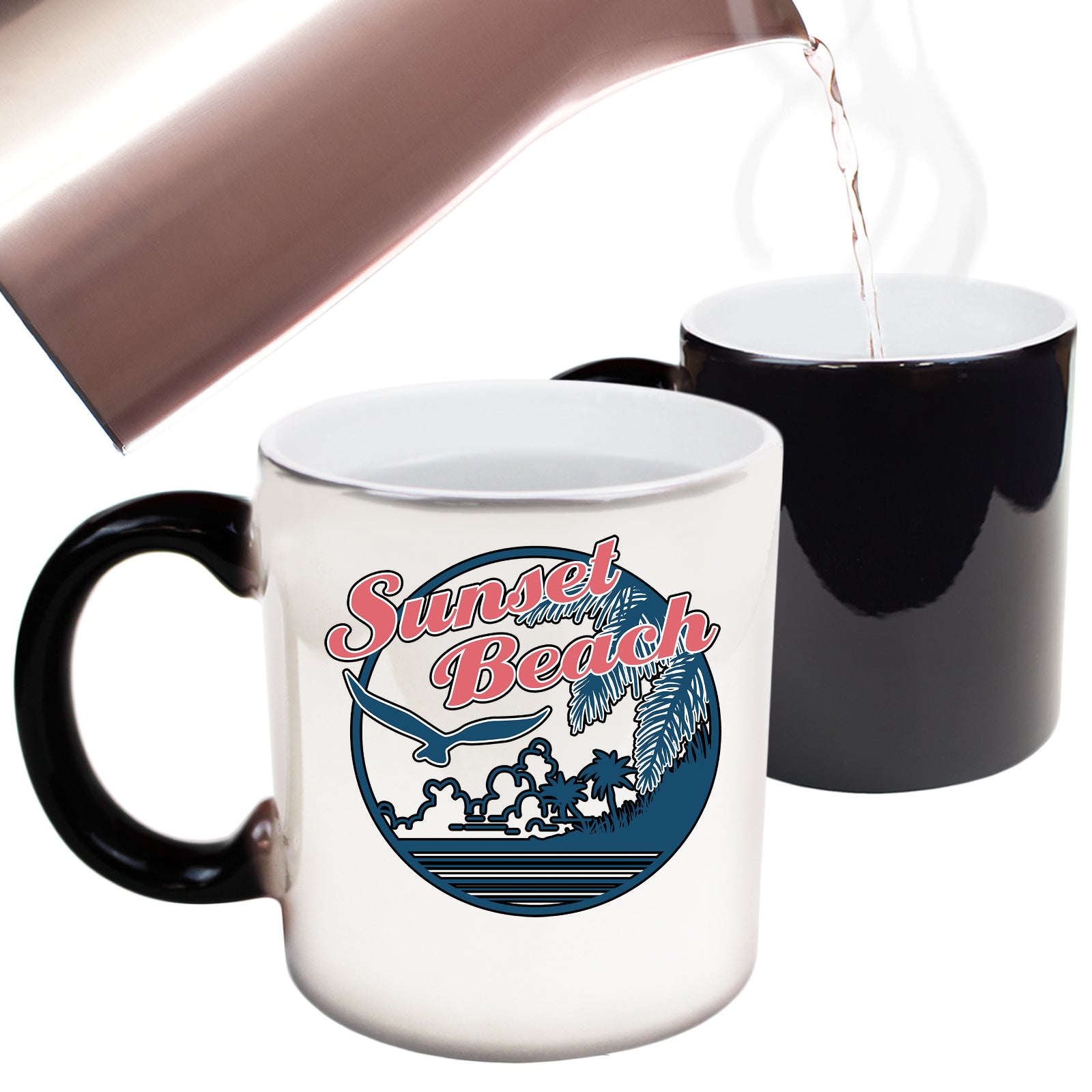 Sunset Beach Fashion - Funny Colour Changing Mug