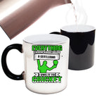 Cricket Everything I Know About Being A Gentleman I Owe It To Cricket - Funny Colour Changing Mug