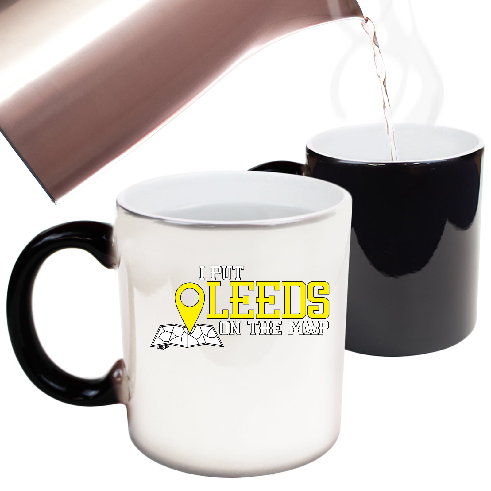 Put On The Map Leeds - Funny Colour Changing Mug
