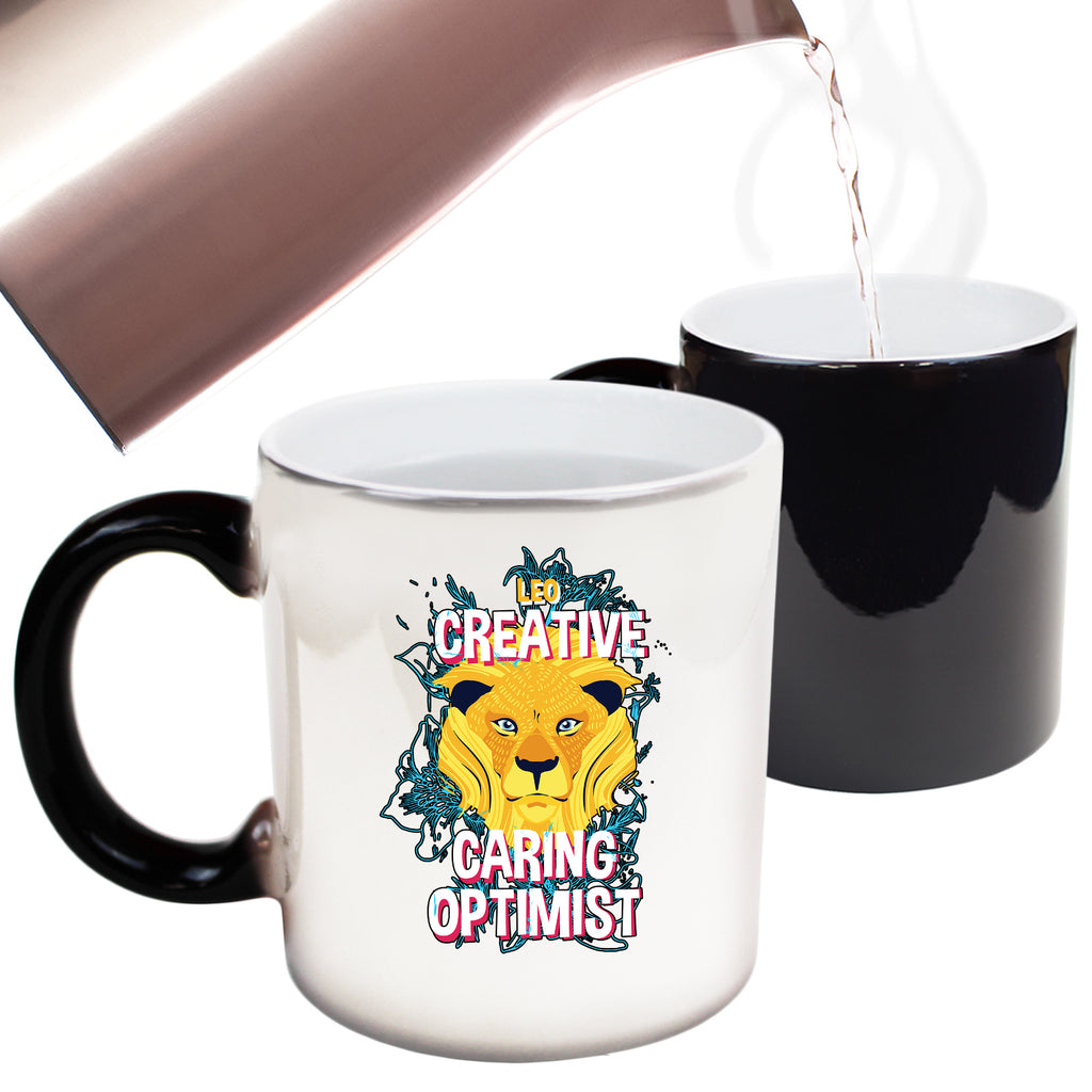 Leo Lion Birthday Creative Caring - Funny Colour Changing Mug