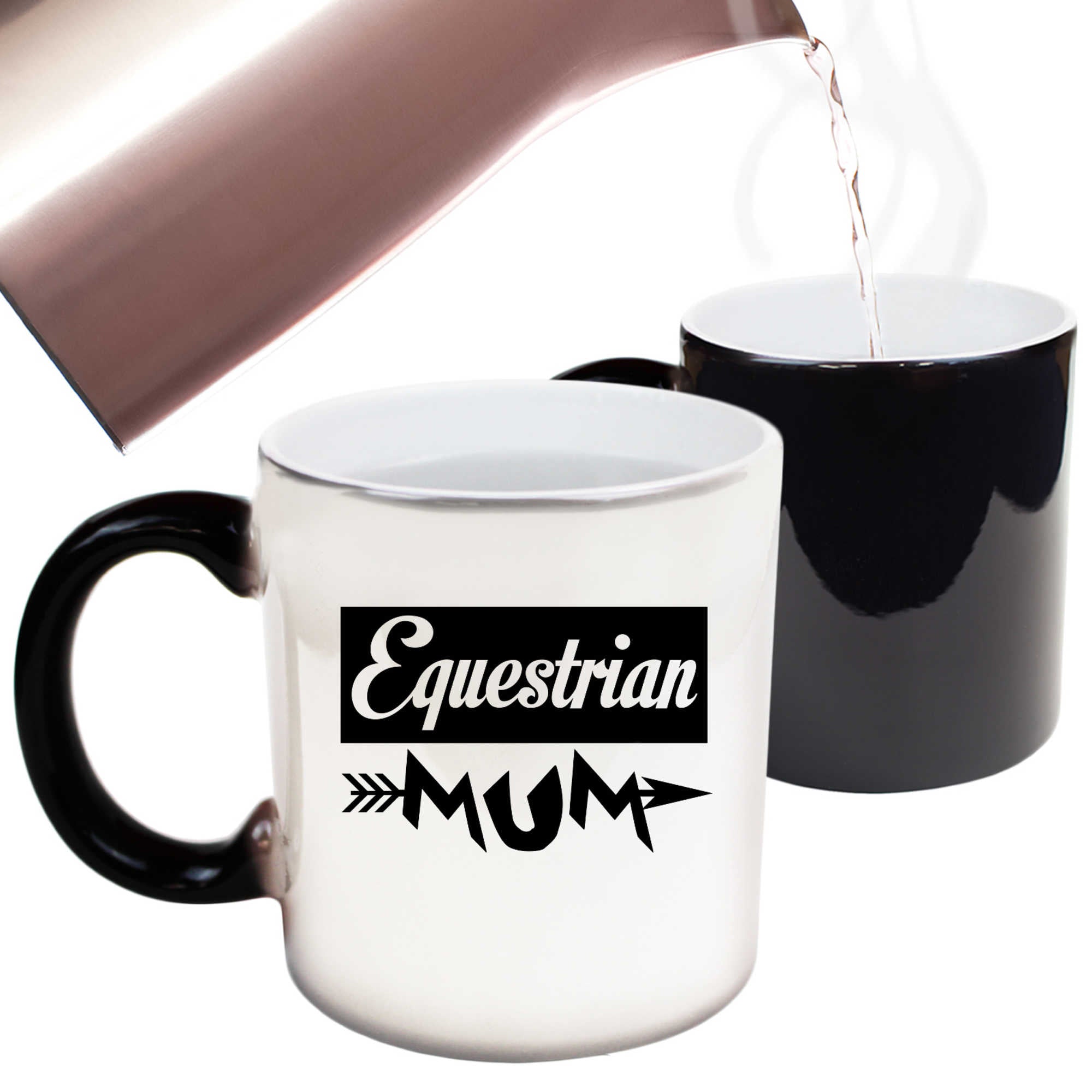 Equestrian Mum Horse Pony Mother Mummy - Funny Colour Changing Mug
