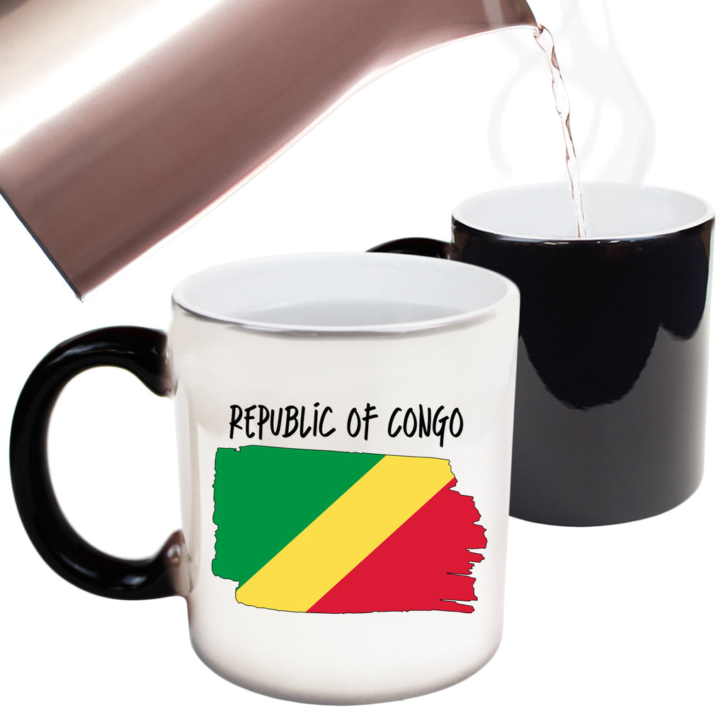 Republic Of Congo - Funny Colour Changing Mug
