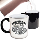 Good Girls Sit Bad Bitches Ride - Funny Colour Changing Mug