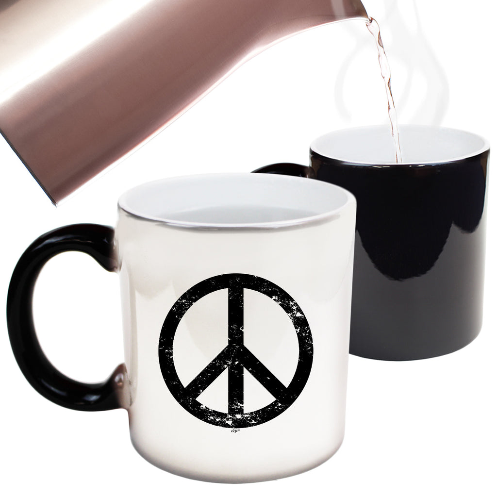 Peace Sign - Funny Colour Changing Mug