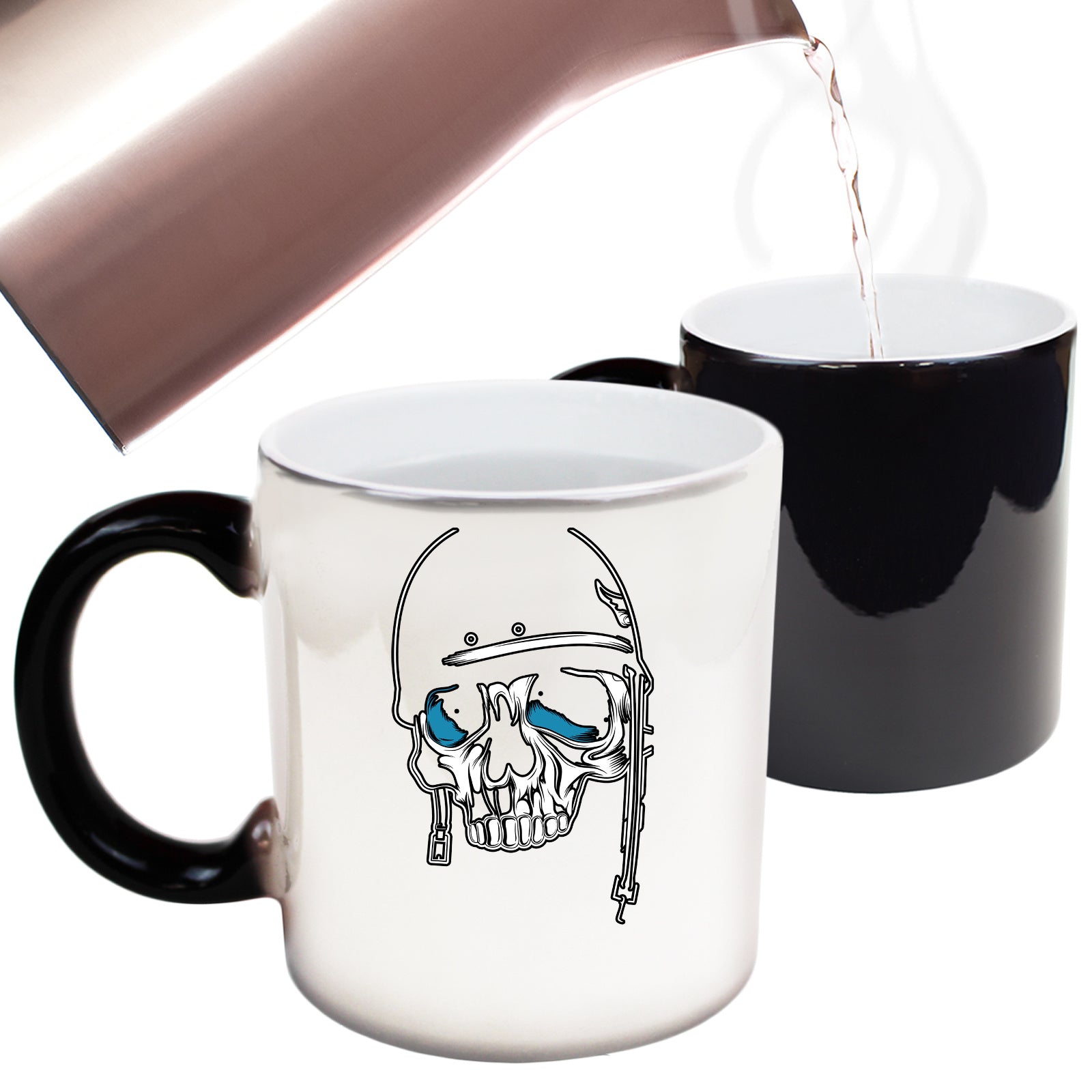 Soldier Skull Fashion - Funny Colour Changing Mug