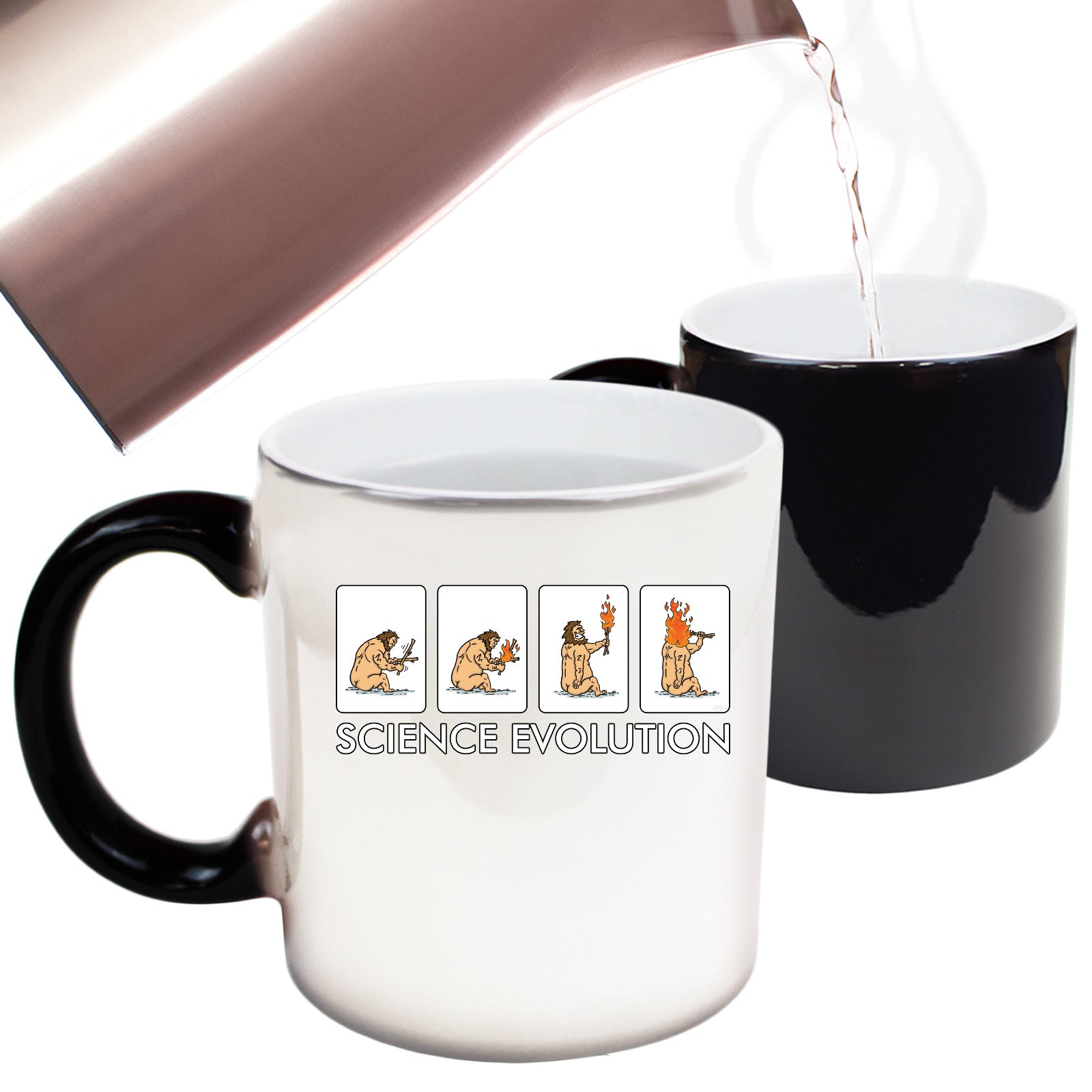 Science Evolution - Funny Colour Changing Mug
