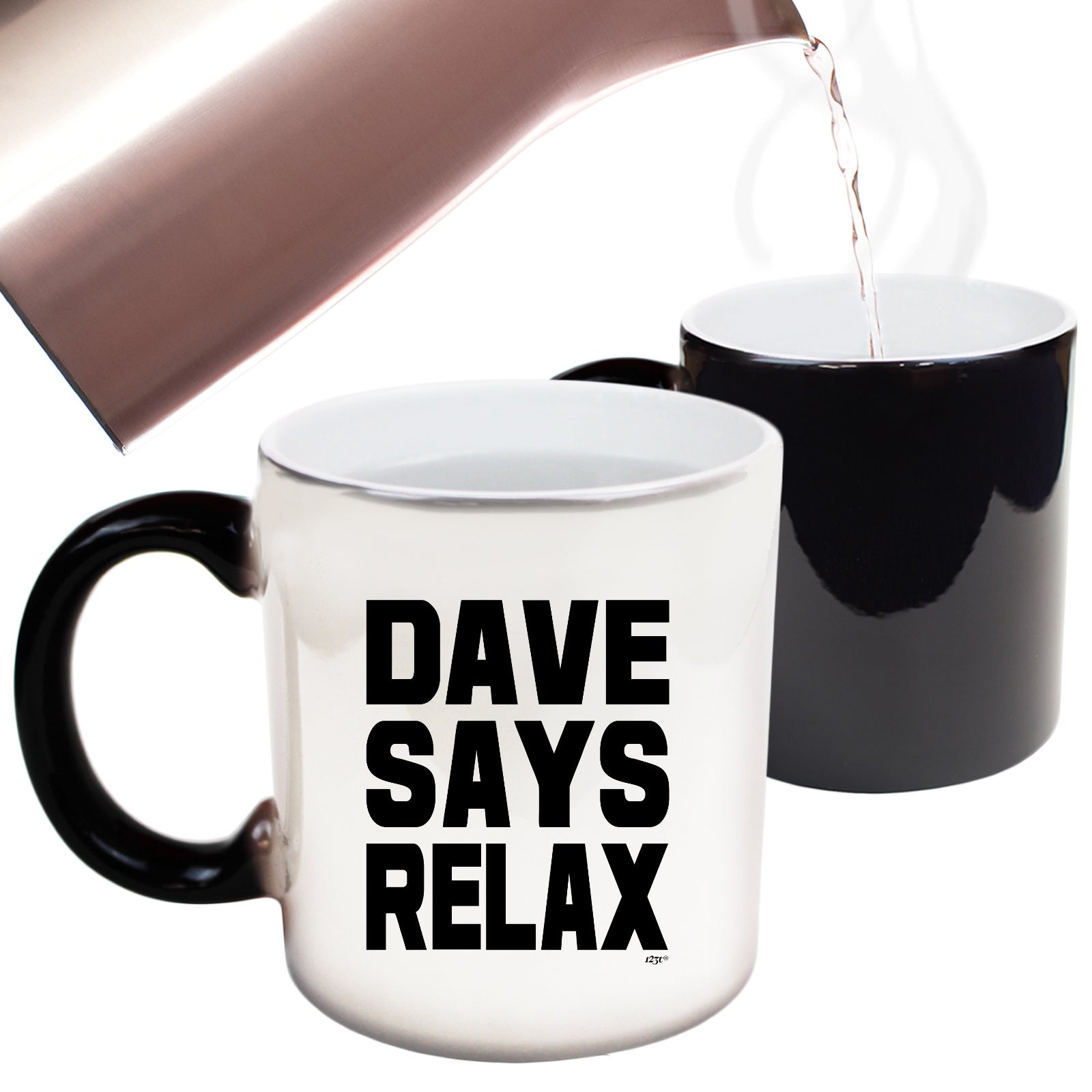 Dave Says Relax - Funny Colour Changing Mug Cup