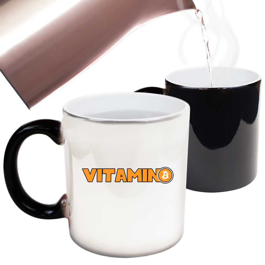 Vitamin B For Bitcoin Currency Trading - Funny Colour Changing Mug