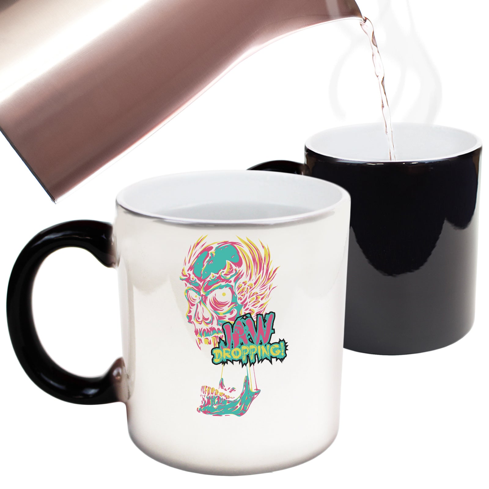 Jaw Dropping Skull Fashion - Funny Colour Changing Mug