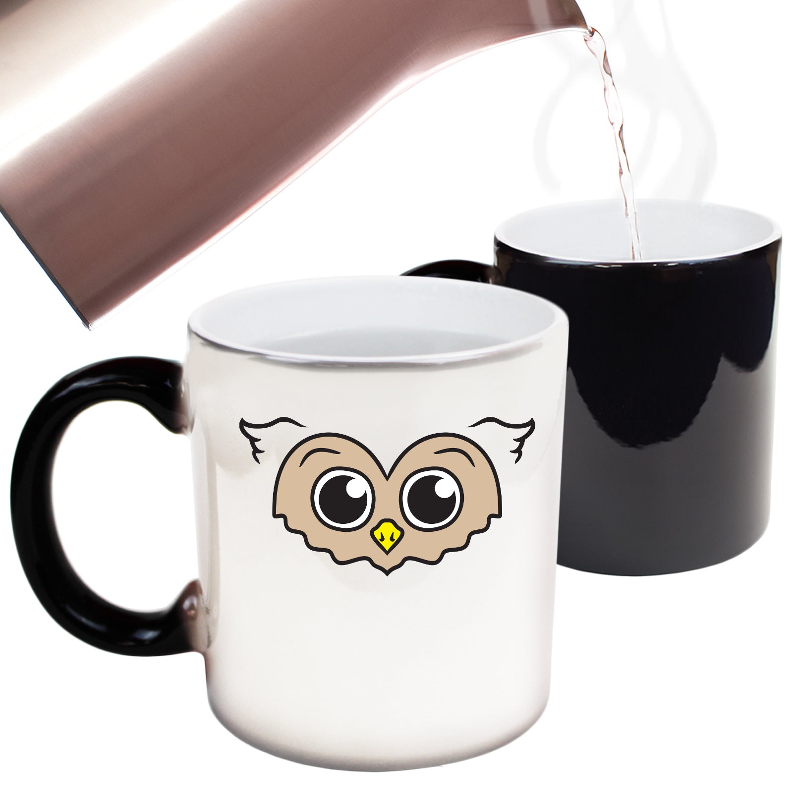Owl Ani Mates - Funny Colour Changing Mug