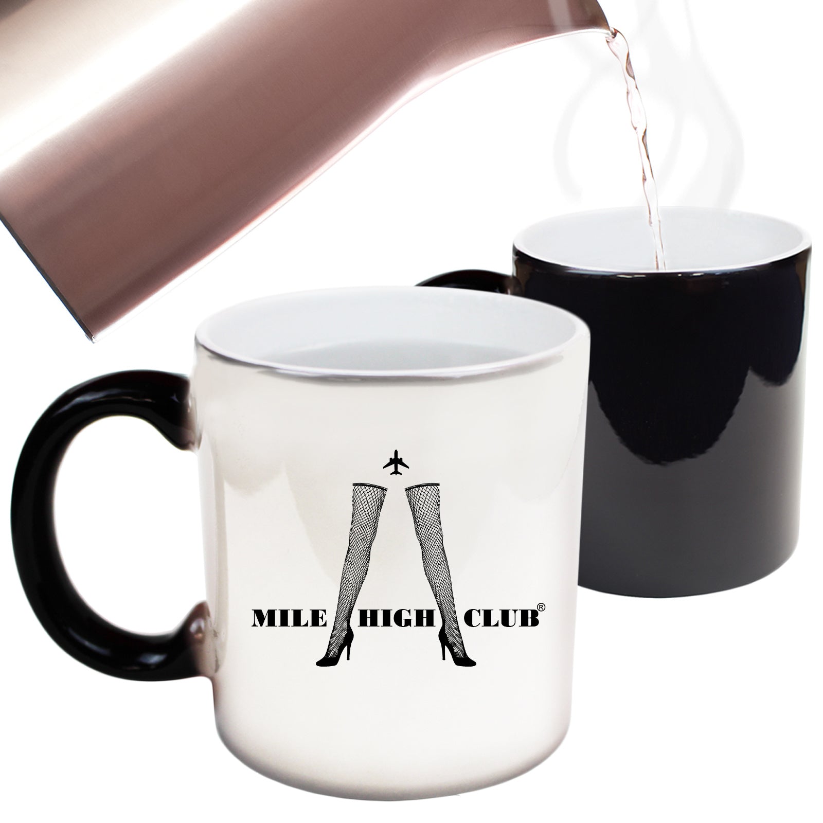 Mile High Club Legs - Funny Colour Changing Mug