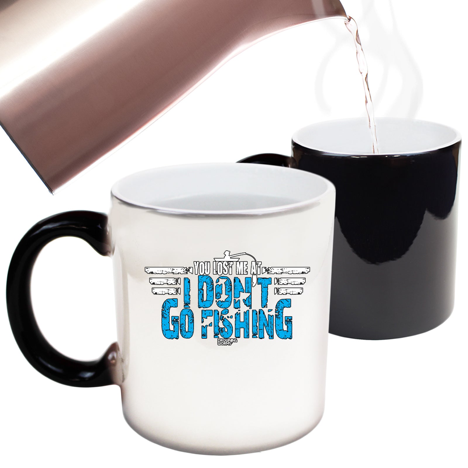 Dw You Lost Me At I Dont Go Fishing - Funny Colour Changing Mug