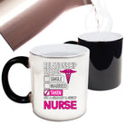 Nurse Relationship Status Single Married Taken - Funny Colour Changing Mug