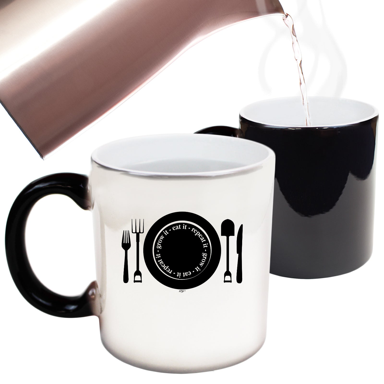 Grow It Eat It Repeat - Funny Colour Changing Mug Cup