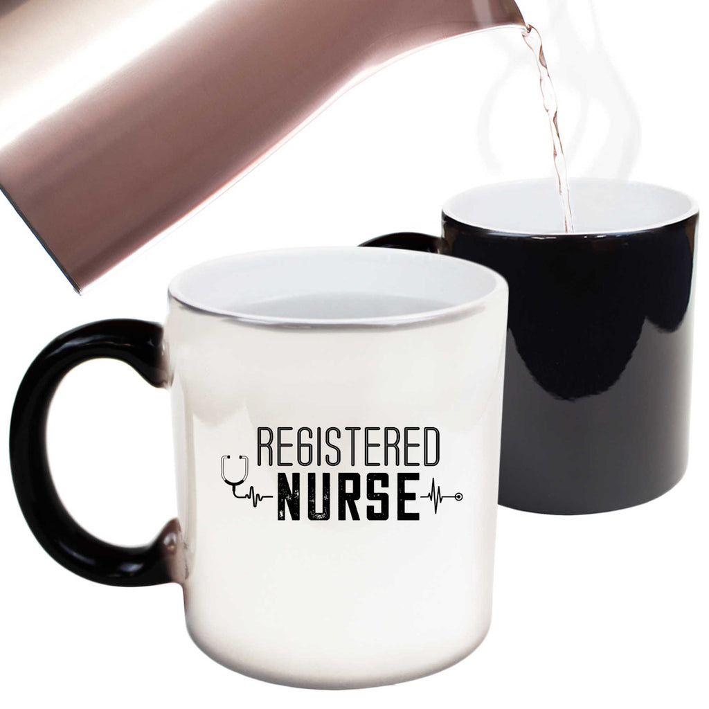 Registered Nurse Est. Any Year Personalised - Funny Colour Changing Mug