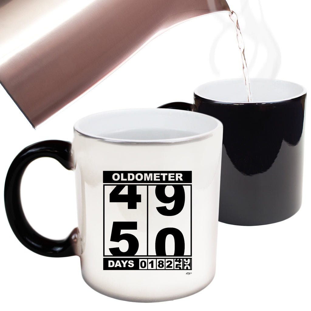 Oldometer 49 50 Days - Funny Colour Changing Mug