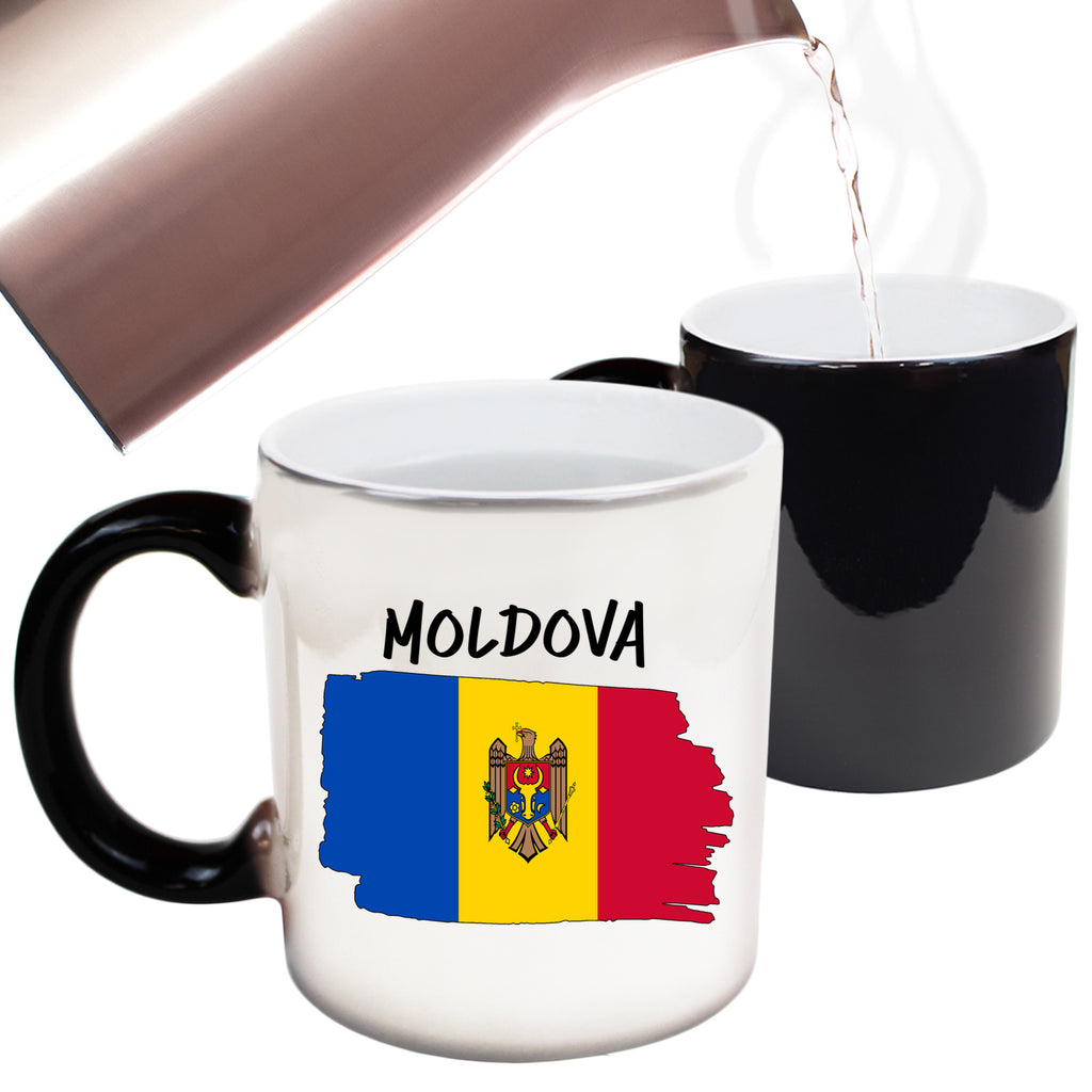 Moldova - Funny Colour Changing Mug