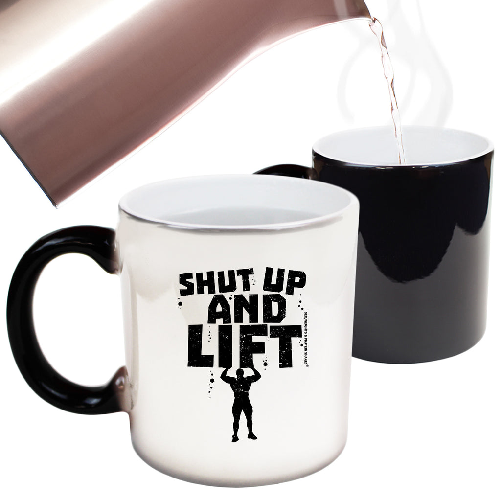 Swps Shut Up And Lift - Funny Colour Changing Mug