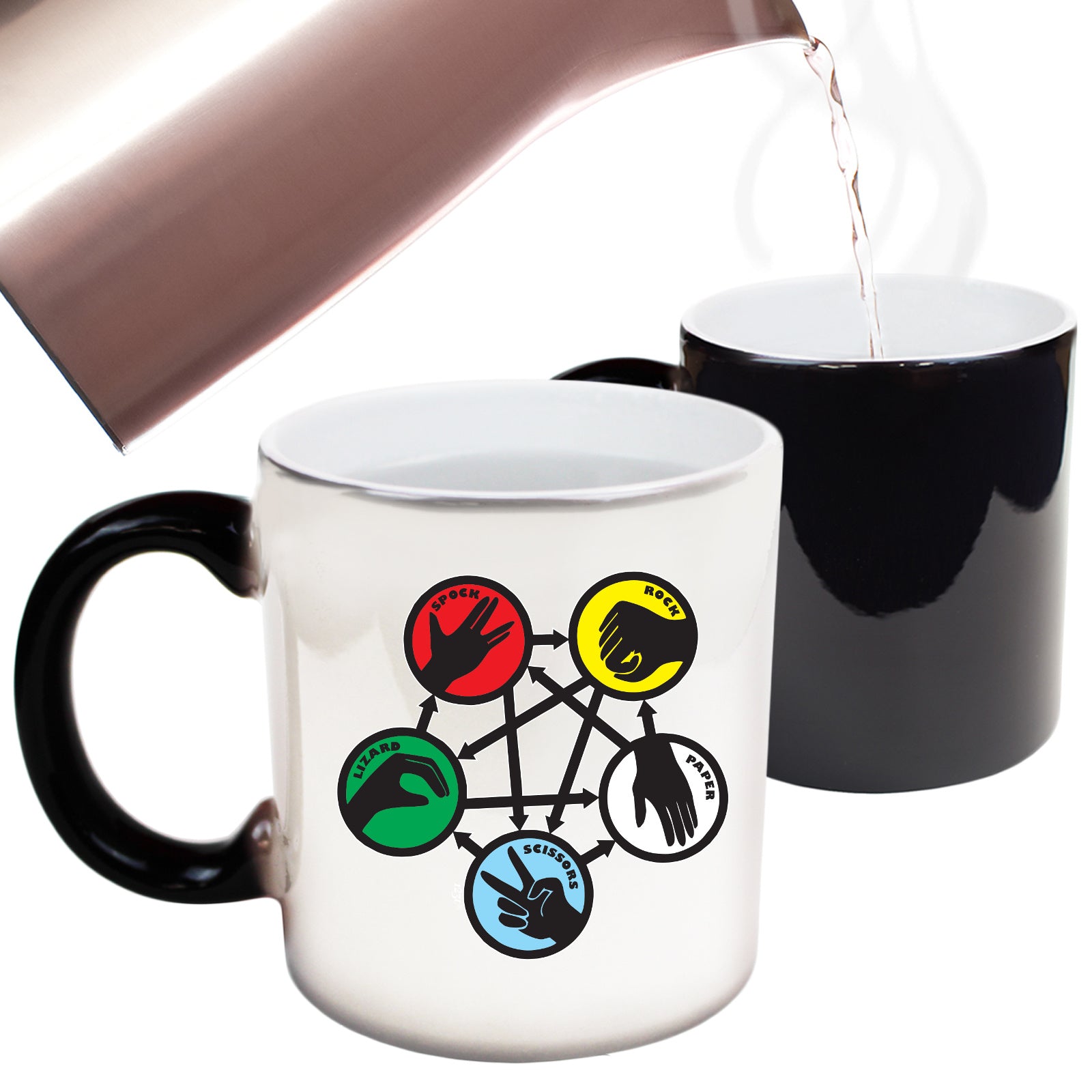 Rock Spock Colour - Funny Colour Changing Mug