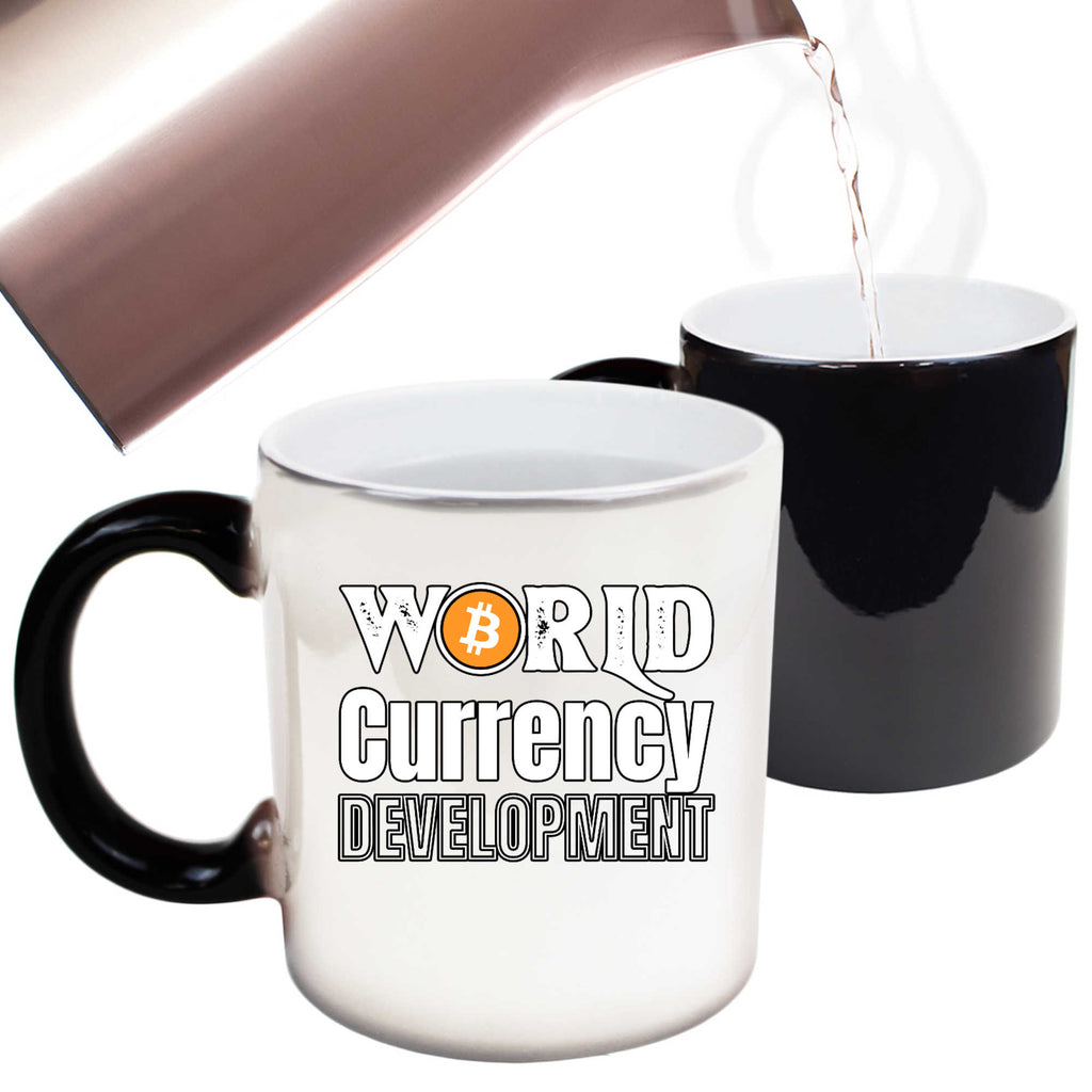 World Currency Development Bitcoin - Funny Colour Changing Mug