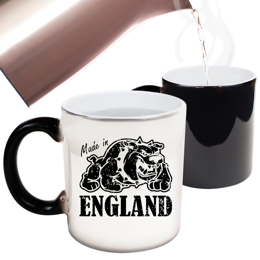 Made In England Bulldog - Funny Colour Changing Mug