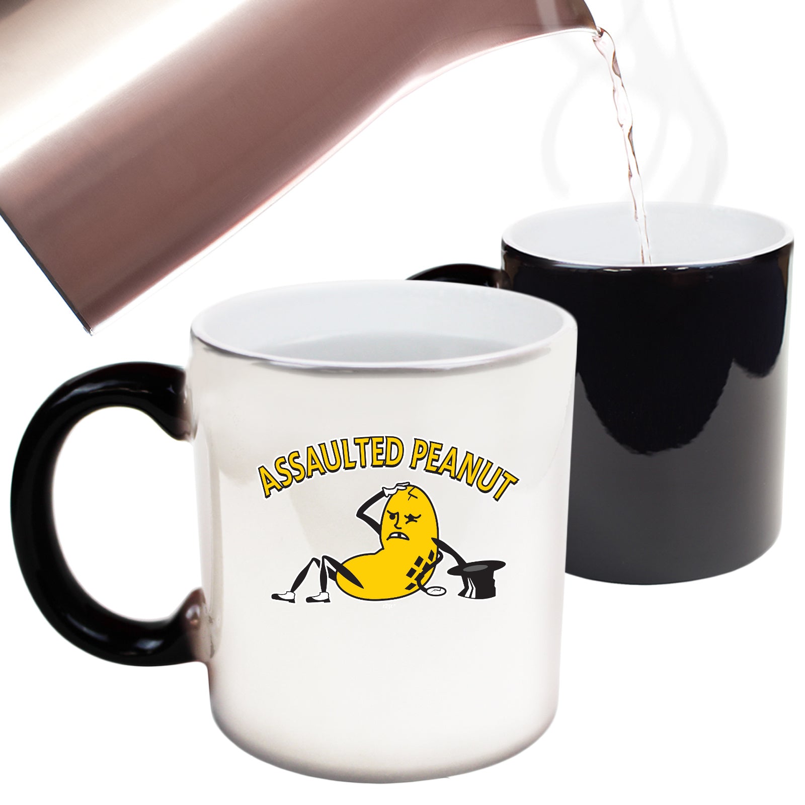 Assaulted Peanut - Funny Colour Changing Mug Cup