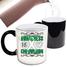 Awareness Is Empowering Autism - Funny Colour Changing Mug