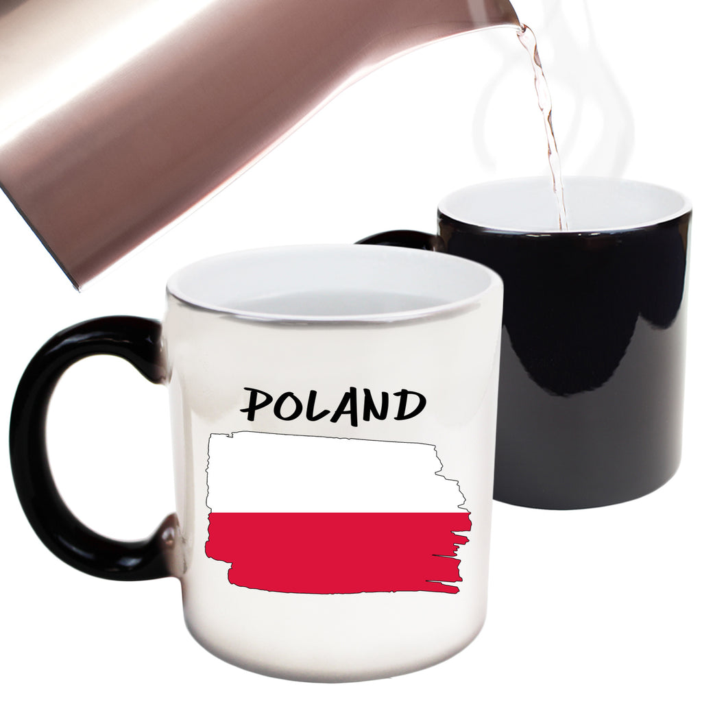 Poland - Funny Colour Changing Mug