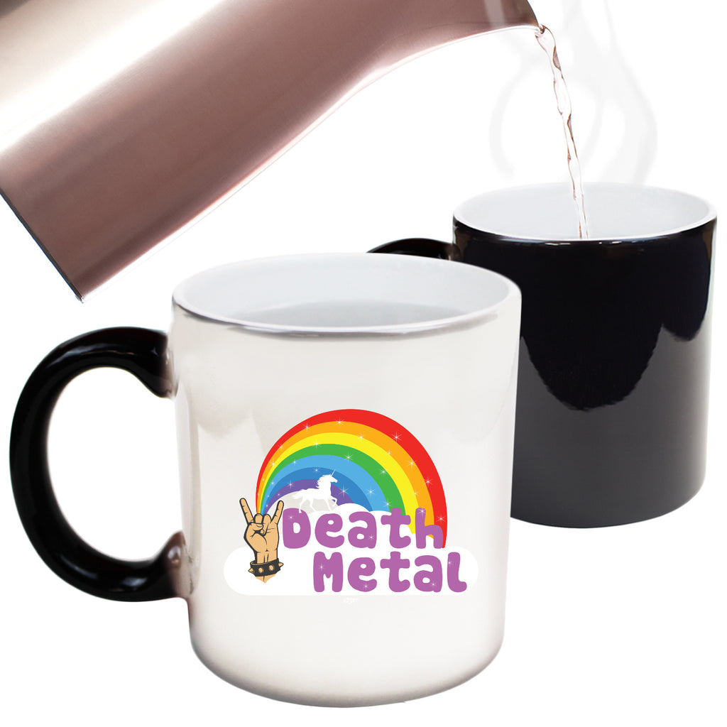 Death Metal Raindow - Funny Colour Changing Mug Cup