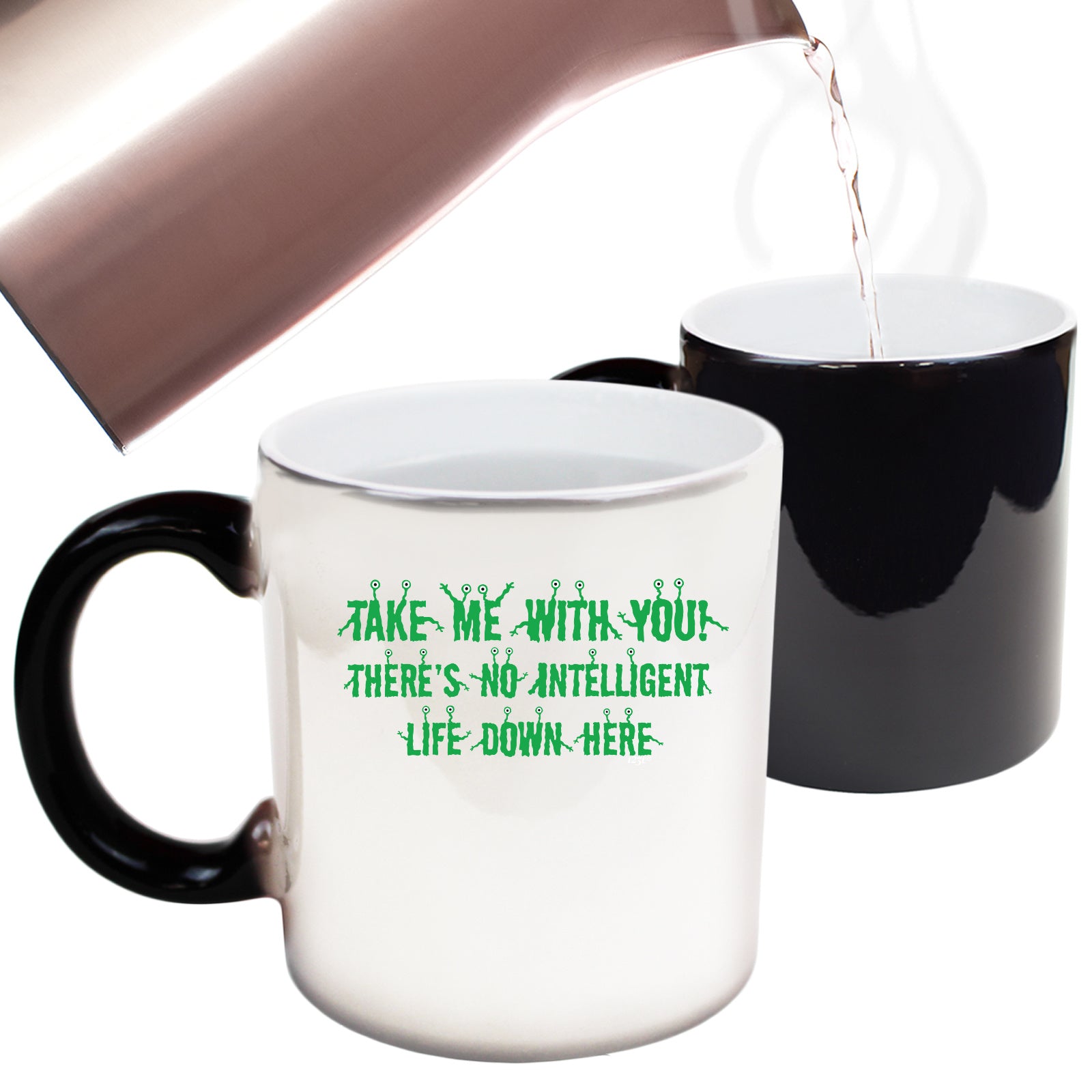 Take Me With You Alien - Funny Colour Changing Mug