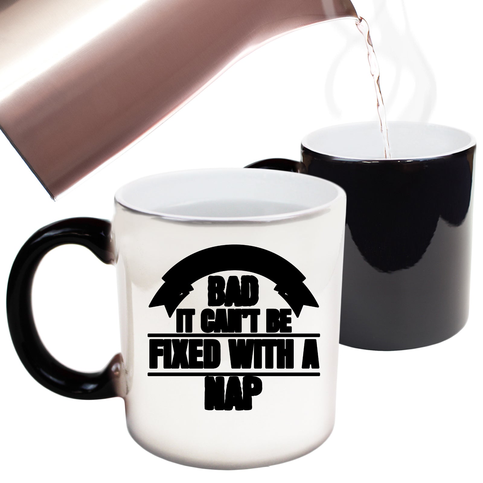 No Day Is So Bad Its Cant Be Fixed With A Nap - Funny Colour Changing Mug