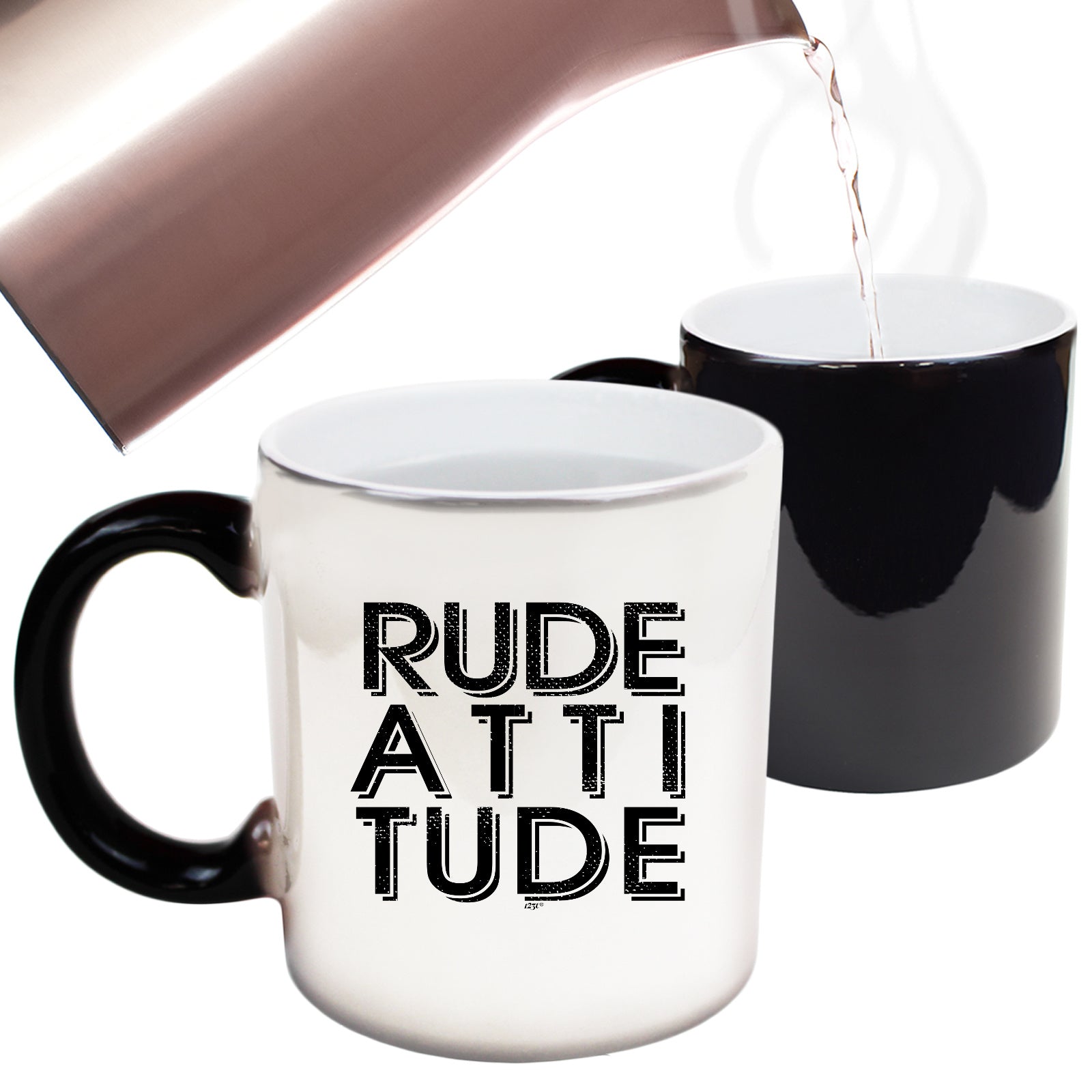 Rude Attitude - Funny Colour Changing Mug