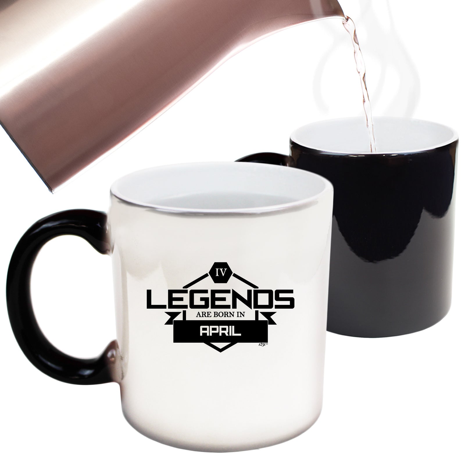 Legends Are Born In April - Funny Colour Changing Mug