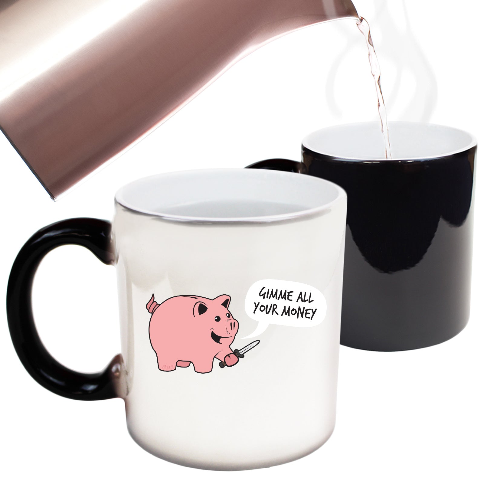 Gimme Your Money - Funny Colour Changing Mug Cup