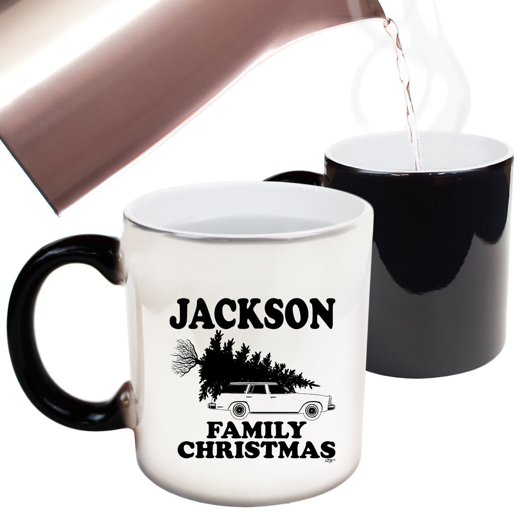 Family Christmas Jackson - Funny Colour Changing Mug