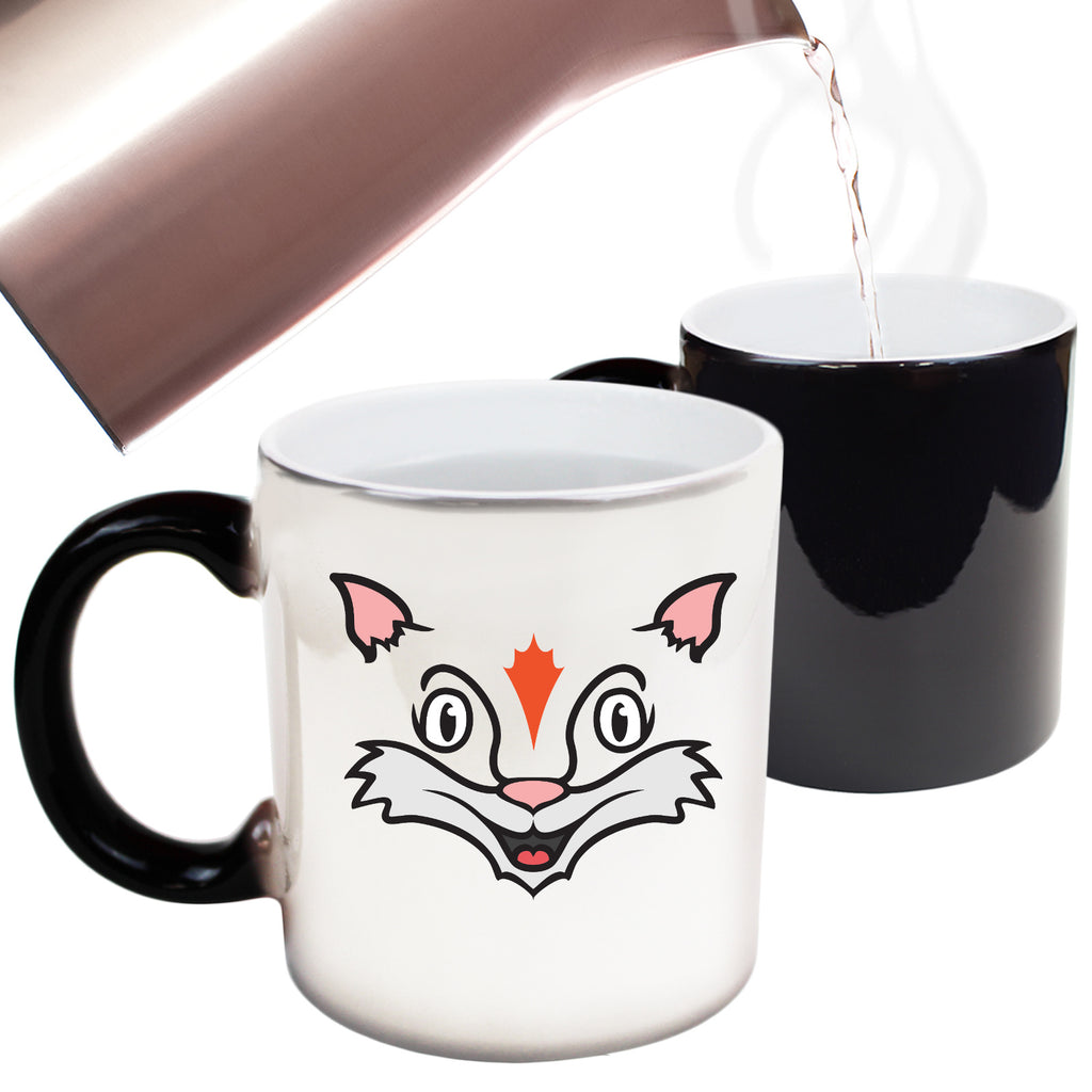 Fox Animal Face Ani Mates - Funny Colour Changing Mug Cup